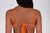 MOTU SWIM - FLORES Top - Tangerine